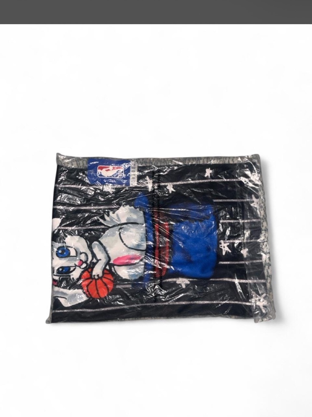 NBA Black Blue White Cartoon Bunny Basketball Jersey